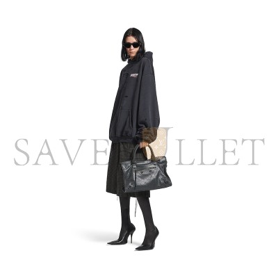 BALENCIAGA LE CITY MEDIUM BAG IN VOLCANIC ROCK (38*24*13cm) 